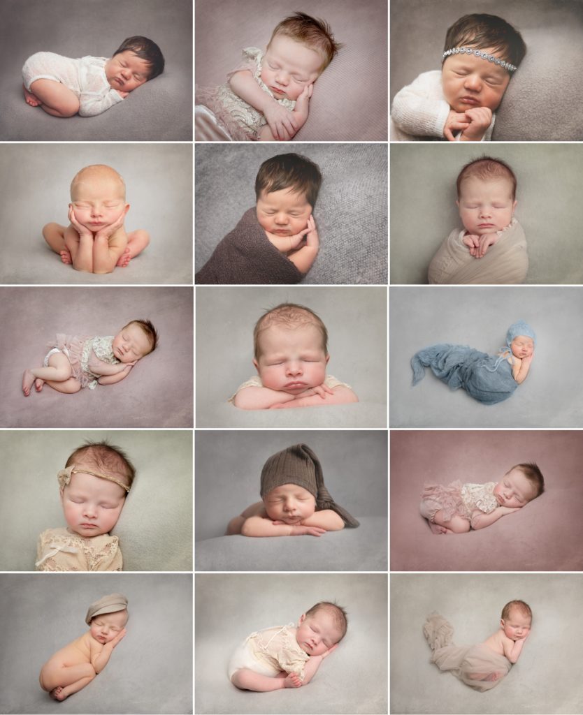 Baby Collage 1 Julie Fraser Newborn & Pet Photographer